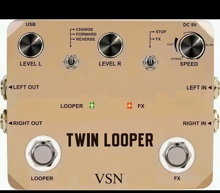 Like new Guitar Stereo Looper Pedal with effect section. Highly versatile loop pedal with a ton of features and stereo output.