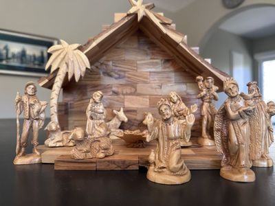 Carved Nativity from Bethlehem