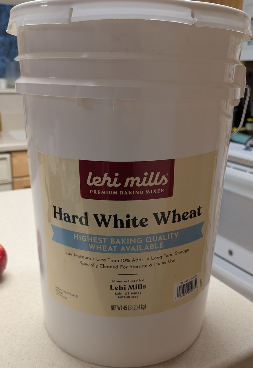 Empty Clean 5 gallon food storage bucket