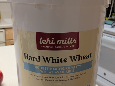 Empty Clean 5 gallon food storage bucket