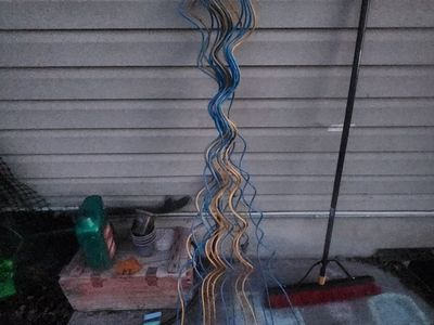 spiral garden stakes