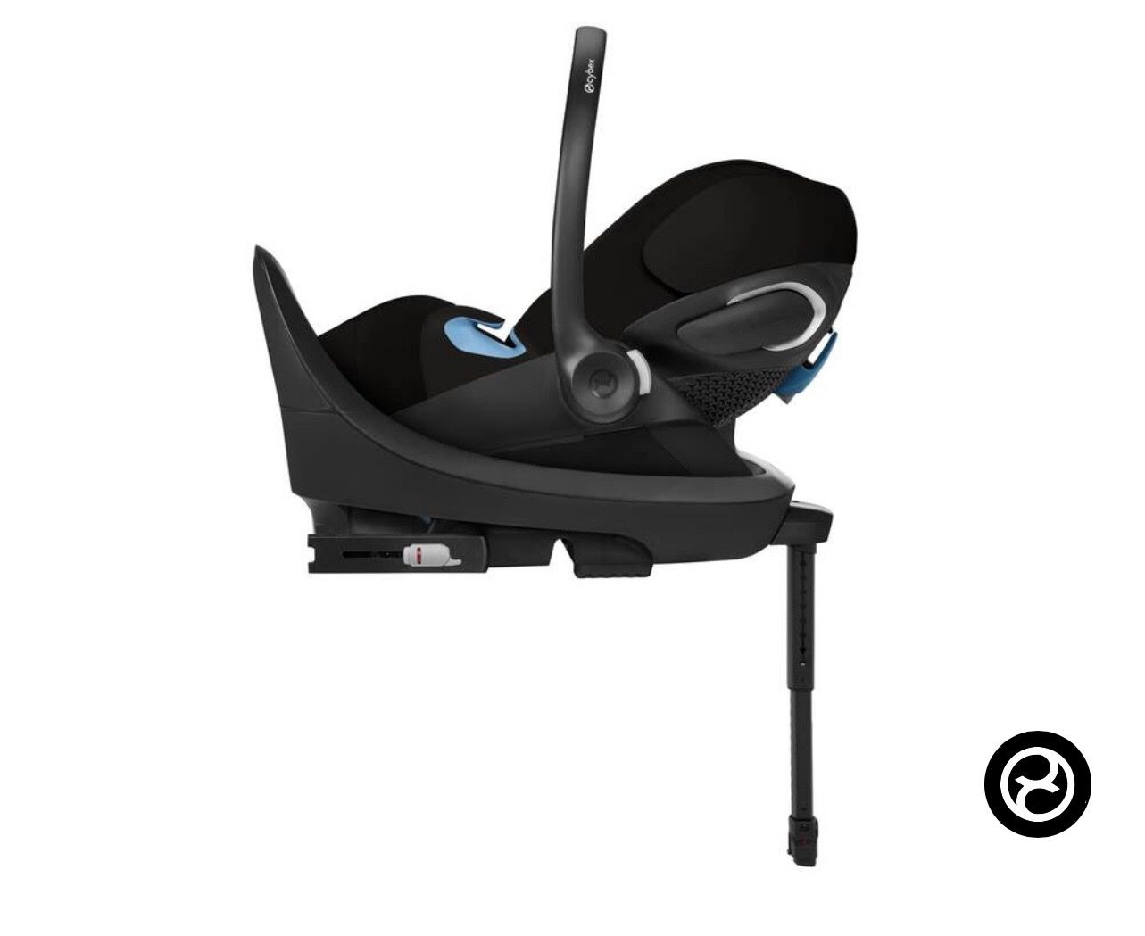 Cybex Cloud G Pro Infant Car Seat with Load Leg Base - 45% Recline & Rigid LATCH