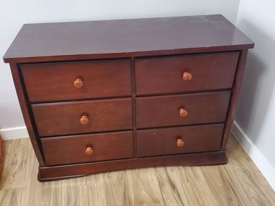 Wood dresser
