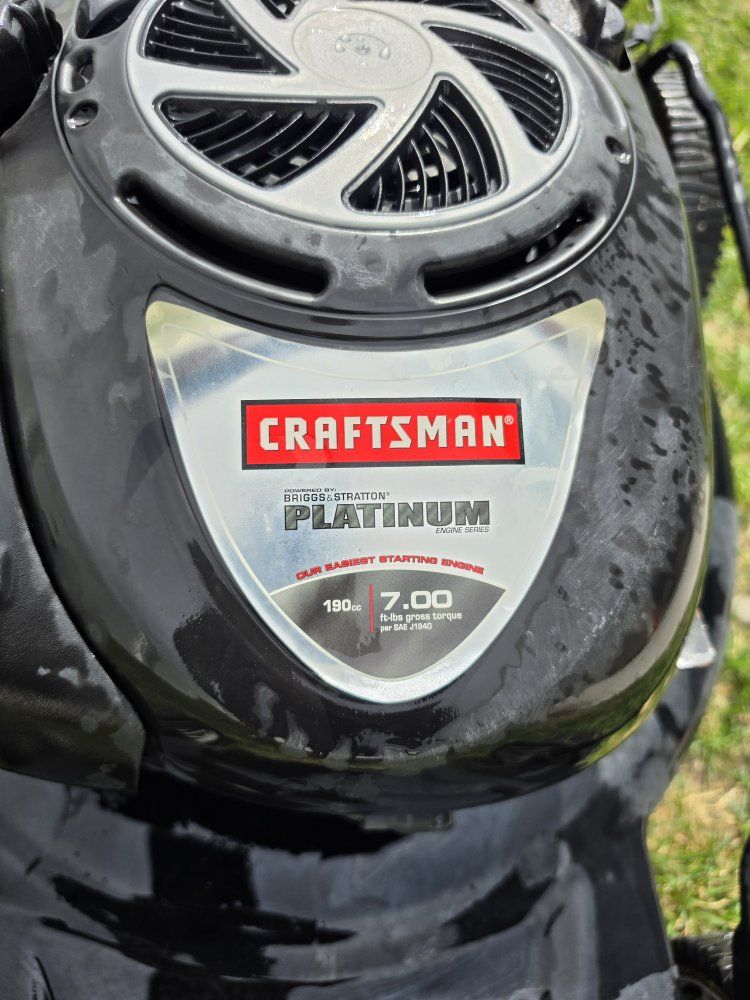 Craftsman Platinum 190cc 7.00 ft-lbs Torque Gas Powered Self-Propelled Lawn Mower