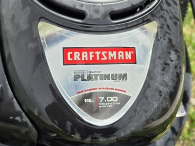 Craftsman Platinum 190cc 7.00 ft-lbs Torque Gas Powered Self-Propelled Lawn Mower