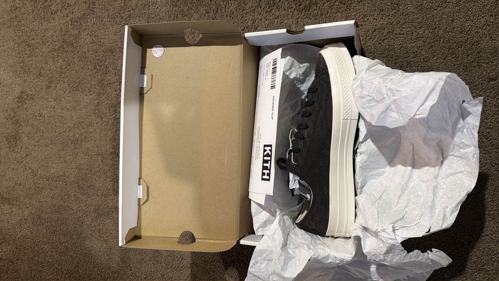 Kith Converse Chuck Taylor All Star 70 Ox Monogram Ganache - Men's US 9.5 Sneakers