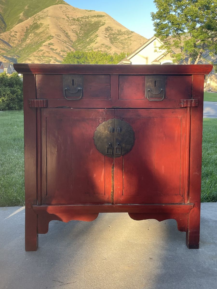 Oriental Antique Cabinet/ Sideboard