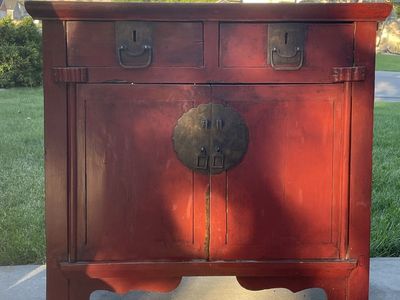 Oriental Antique Cabinet/ Sideboard