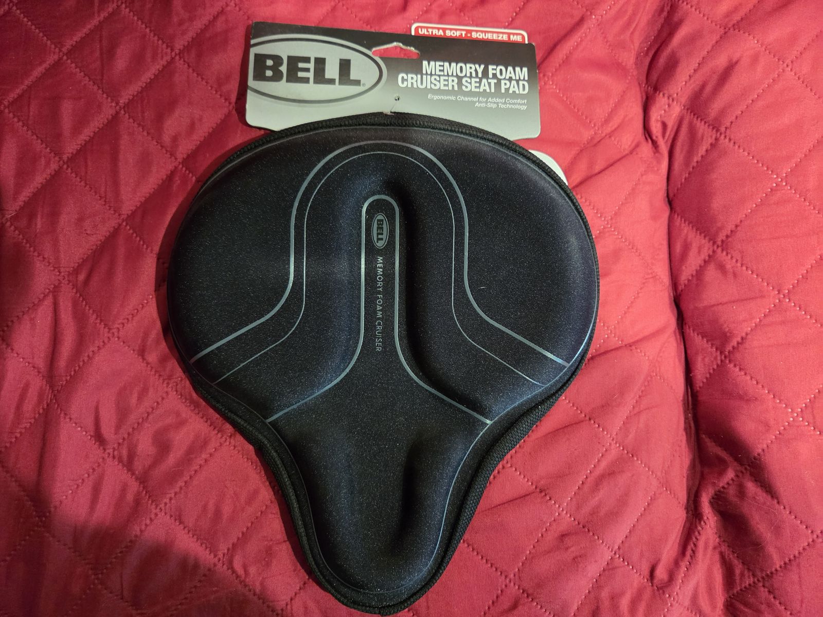 New Bell Memory Foam Cruiser Bike Seat Pad Cover