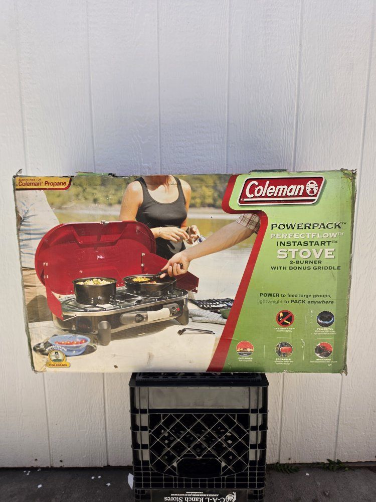 Coleman stove with griddle