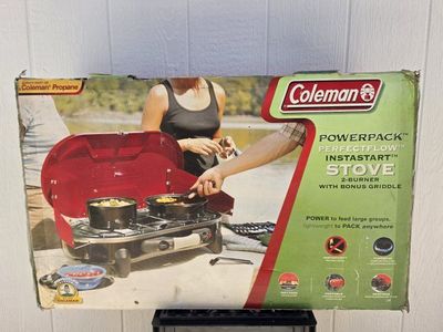 Coleman stove with griddle