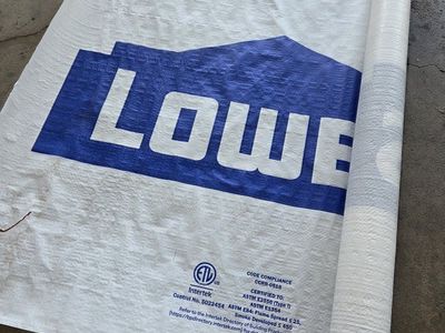 Lowes Building Products Weatherization Membrane - ASTM E2556 Type I, ASTM E1354, Flame Spread ≤ 25