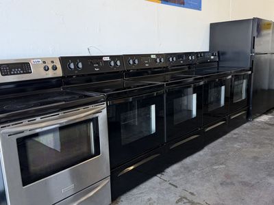 Frigidaire Professional Series 30" Electric Range & Whirlpool 30" Electric Ranges (Black/Stainless)