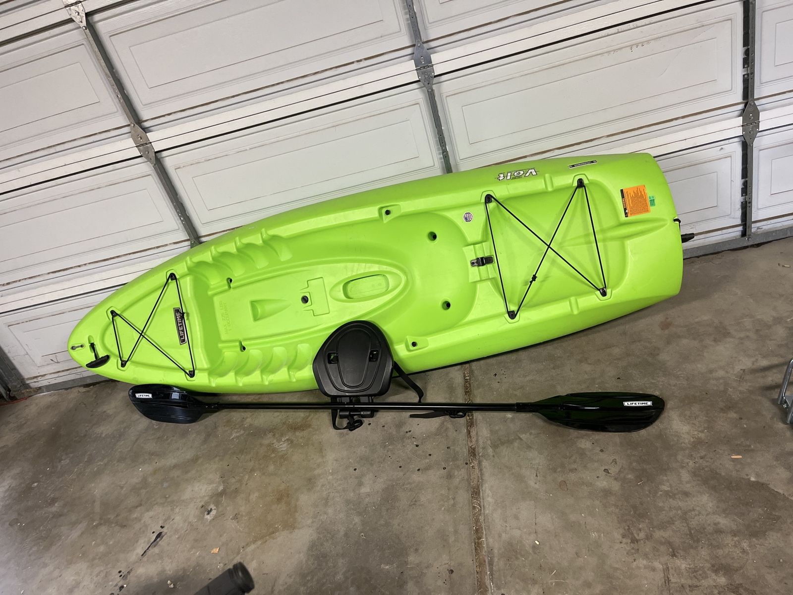 Lifetime Volt Sit-On-Top Kayak - 8' 5" Lime Green Recreational Kayak