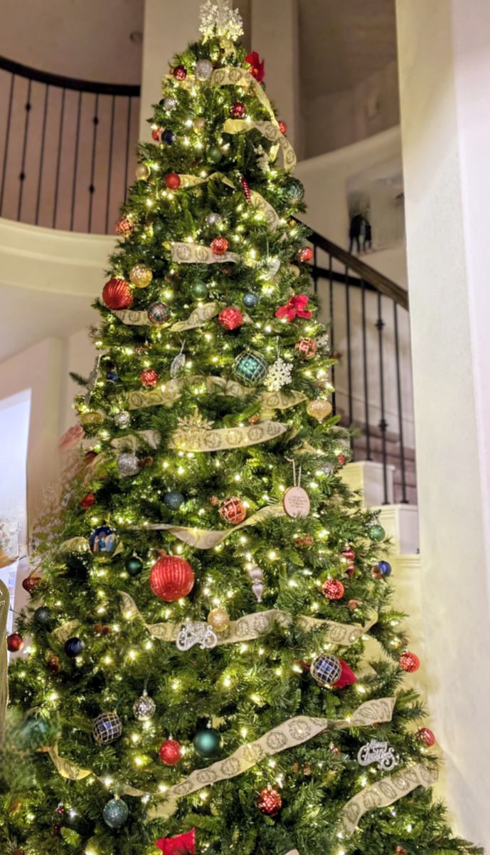 Yuletide Pine 12 ft Prelit Christmas Tree with 1200 Warm White LEDs