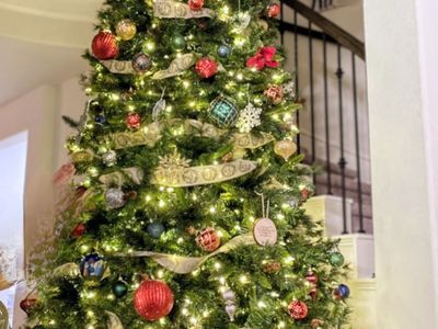 Yuletide Pine 12 ft Prelit Christmas Tree with 1200 Warm White LEDs