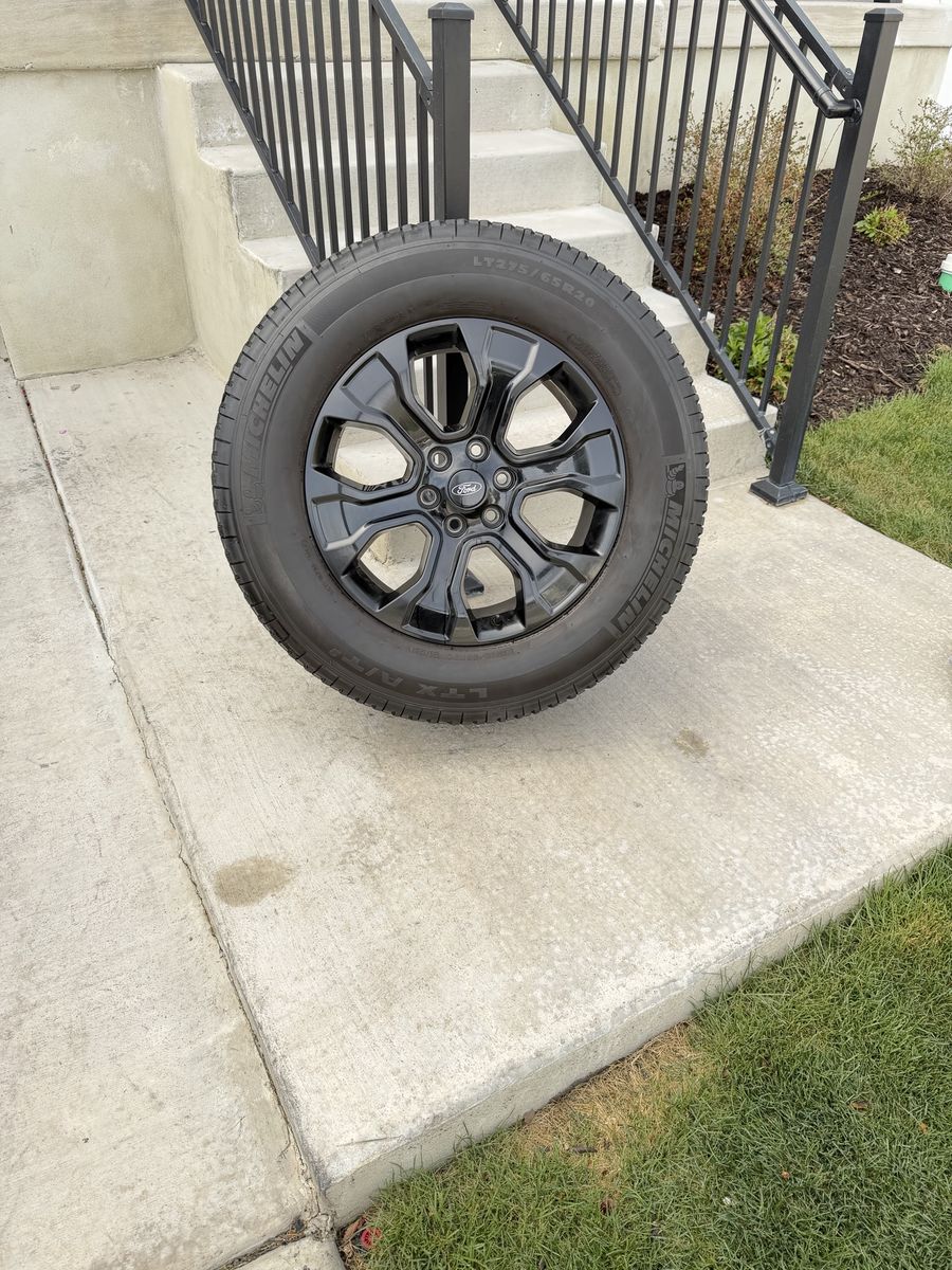 Ford F150 Rims and Tires 275/65R20 Michelin