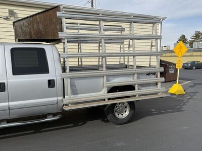 All Aluminum Glass Rack Only Not Truck