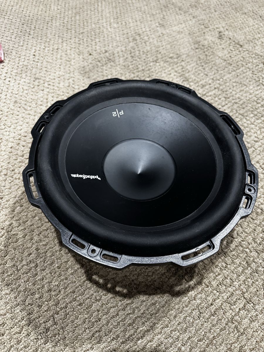 Rockford Fosgate P12 12" Punch P1 Car Subwoofer - Single Voice Coil
