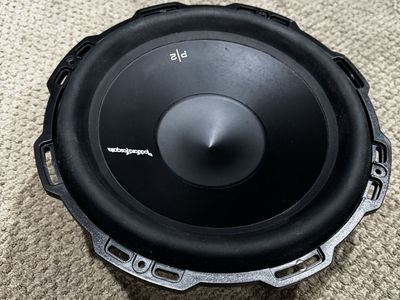 Rockford Fosgate P12 12" Punch P1 Car Subwoofer - Single Voice Coil