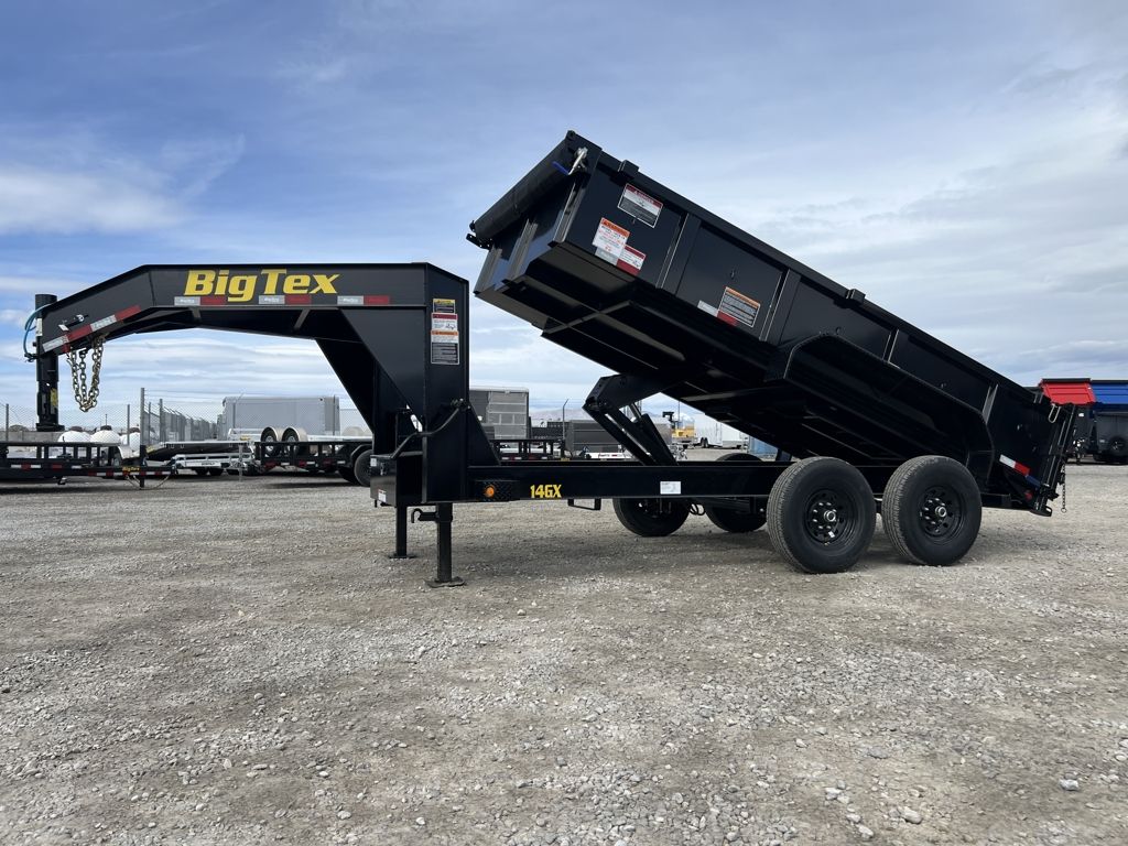2026 Big Tex Trailers 7x14 14GX Heavy Duty Goosene
