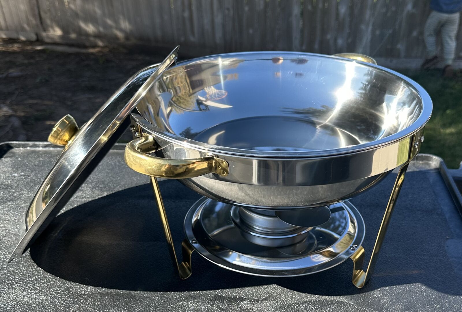 Chafing Dish Buffet Set, 5 QT Round, Food grade Stainless Steal