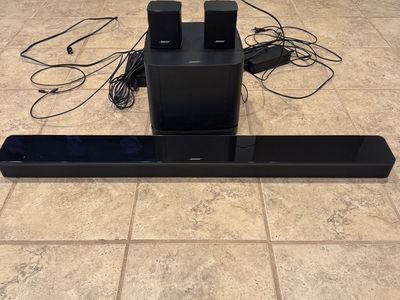 Bose Soundbar 700 with Bass Module 500 and Surround Speakers 700 - Full 5.1 System