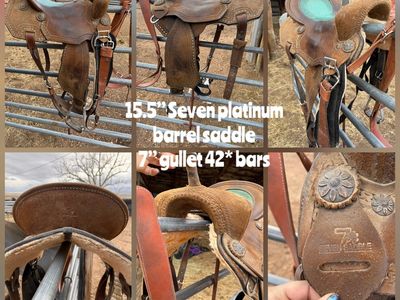15.5” Seven Barrel Saddle