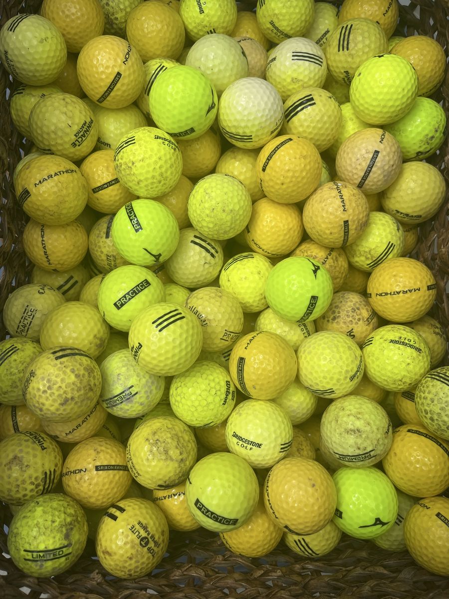 Assorted Used Golf Balls - Practice, Bridgestone, Srixon, Pinnacle, Top Flite, Callaway