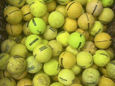 Assorted Used Golf Balls - Practice, Bridgestone, Srixon, Pinnacle, Top Flite, Callaway