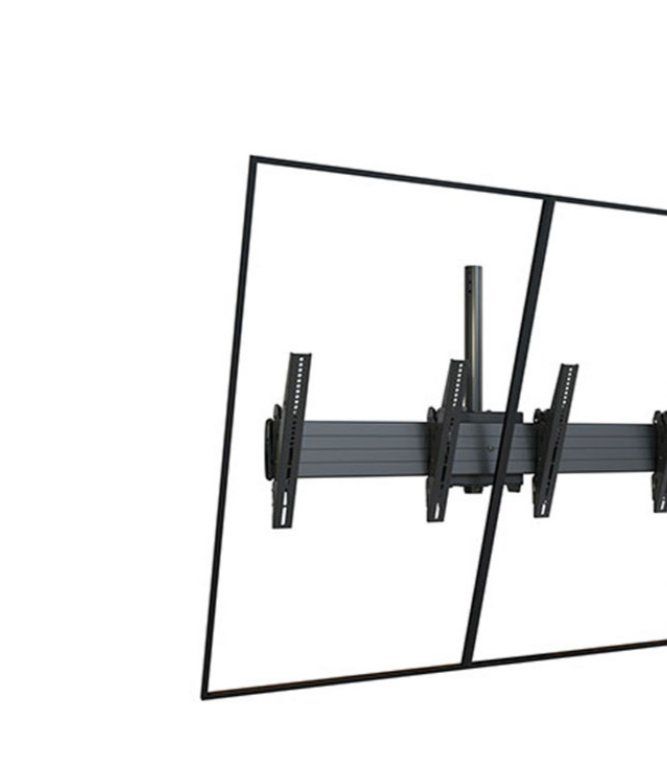 Chief LCM2X1UP400 CEILING MOUNT, SIDE BY SIDE, PORT 400