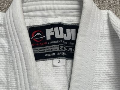 Fuji white single Weave Gi size 3