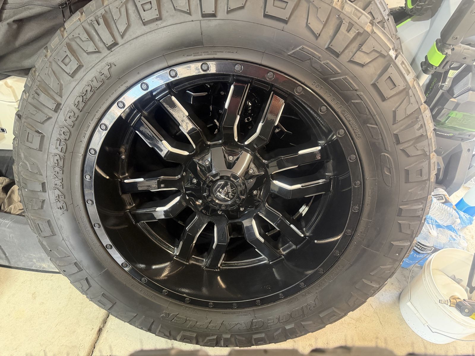 Fuel Sledge rims with Nitto Ridge Grapplers 