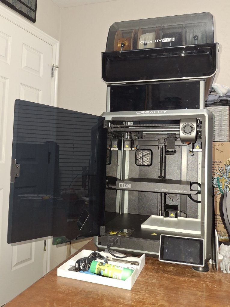 Creality K1 SE 3D Printer, 600mm/s High-Speed Printing, with CFS Multi Color system