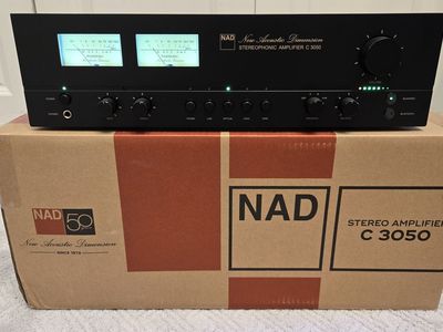 NAD C 3050 BluOS-D Stereophonic Amplifier with Original Box and Accessories