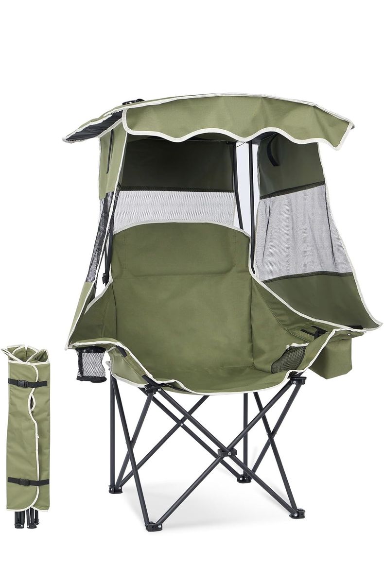 Camping Chairs with Canopy (2)