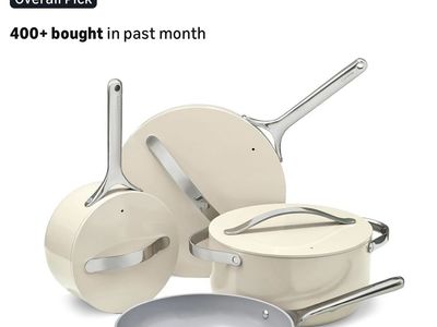 Caraway Cream Ceramic 12PC CookWare Set