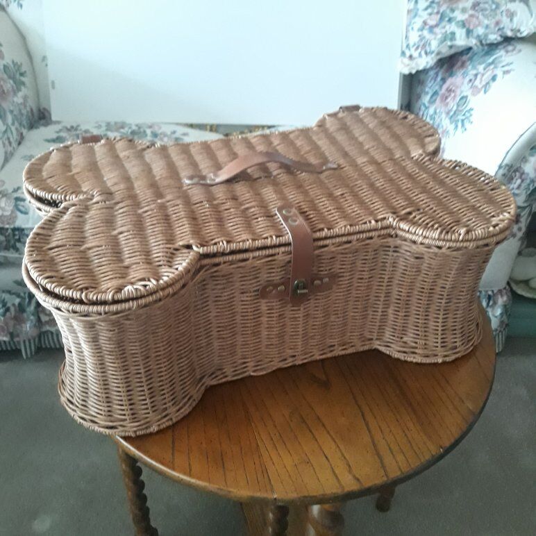 Bone Pet Storage Collection Toy Basket