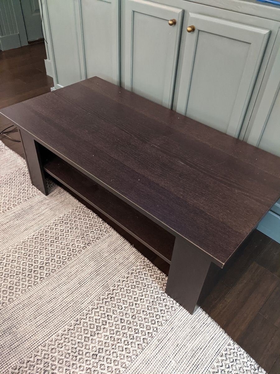 Coffee Table - Dark Brown Color