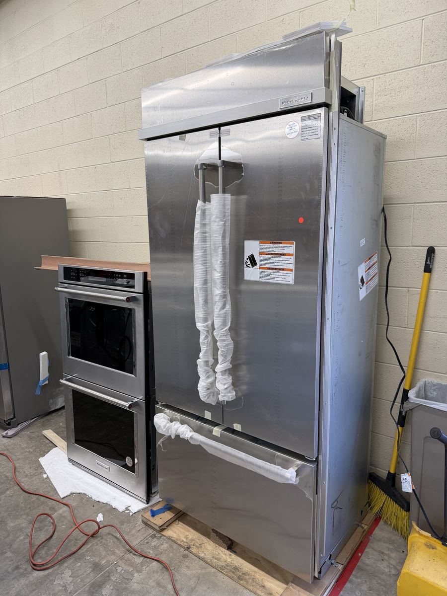 Brand New KitchenAid 36" Refrigerator & Double Oven
