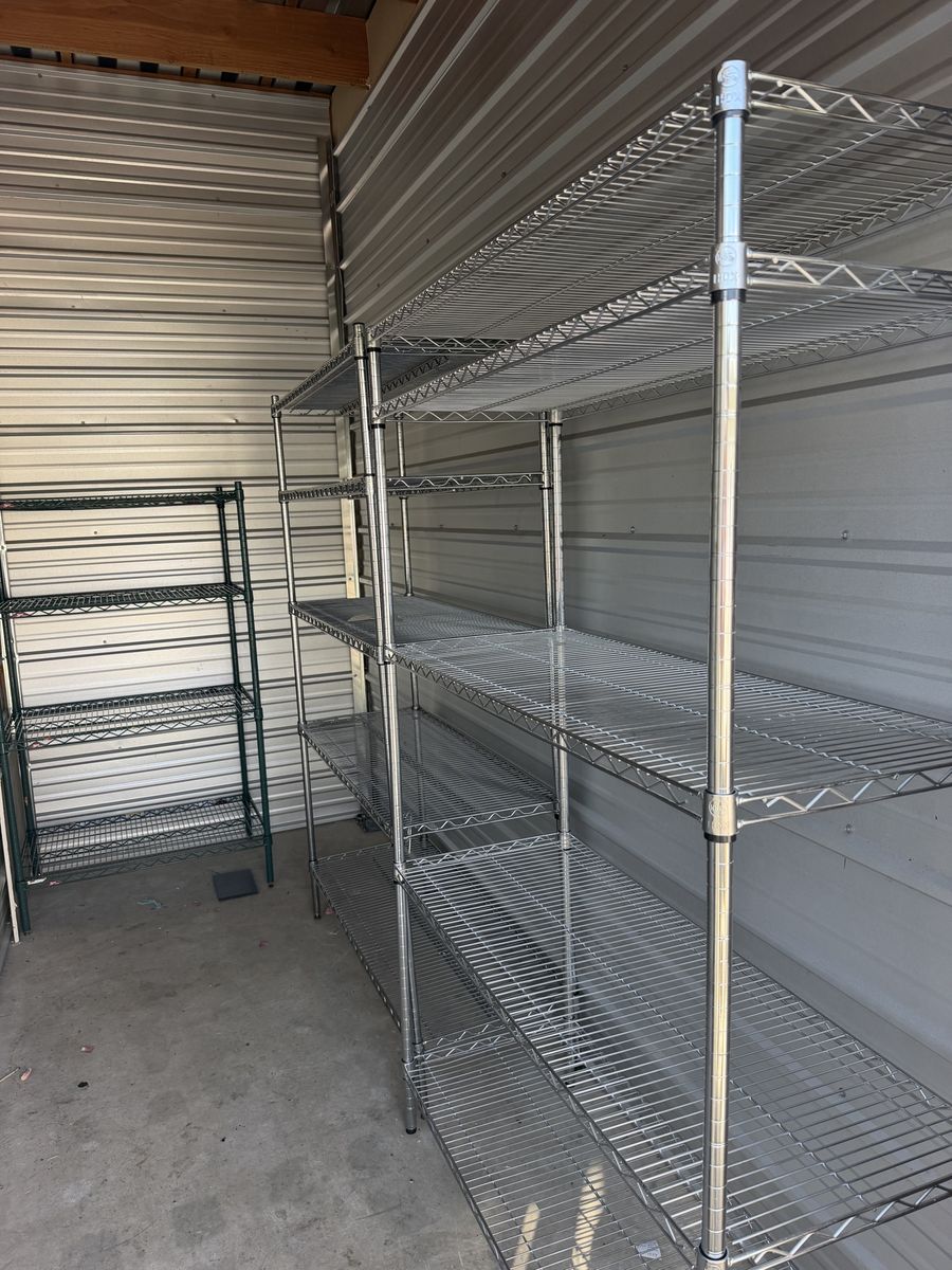Metal Storage shelves