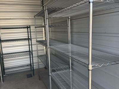 Metal Storage shelves