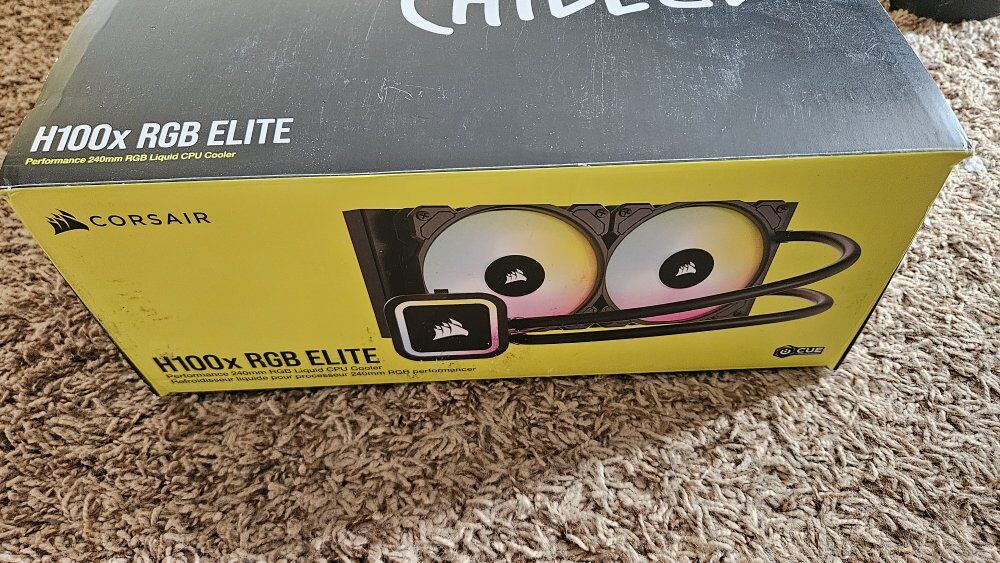 CORSAIR iCUE H100x RGB ELITE 240mm Liquid CPU Cool