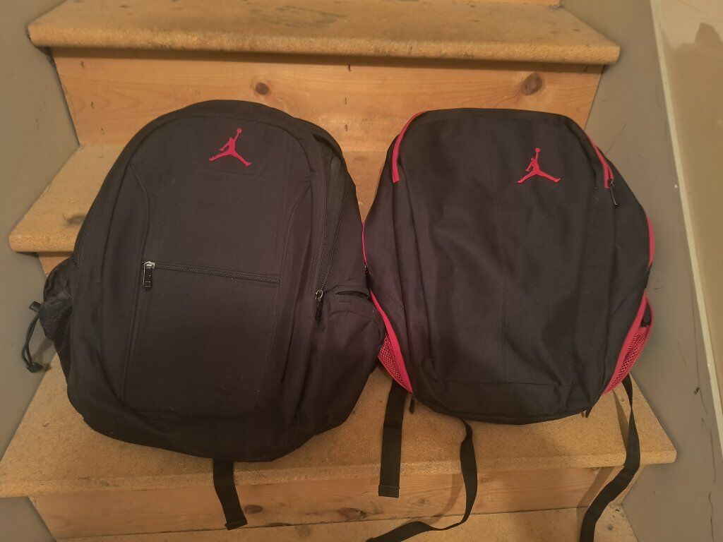 2 Michael Jordan backpacks