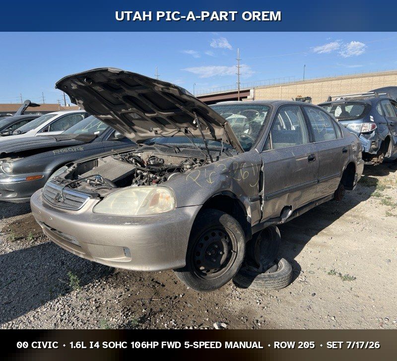 2000 Honda Civic EK Parts - UTPAP Orem