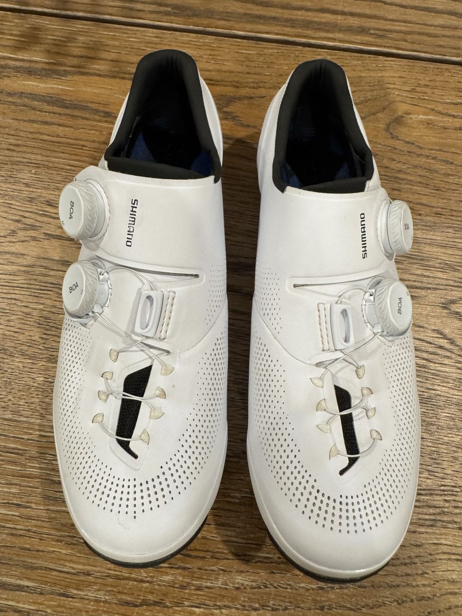 Shimano S-Phyre Cycling Shoes White BOA Dials