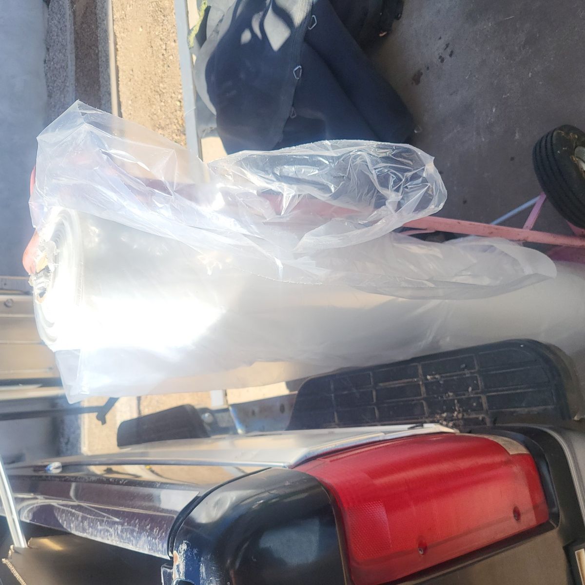 tall roll of plastic bags