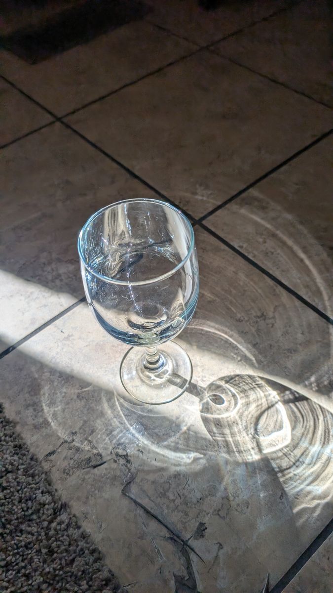 Real Crystal Wine Stem Glasses