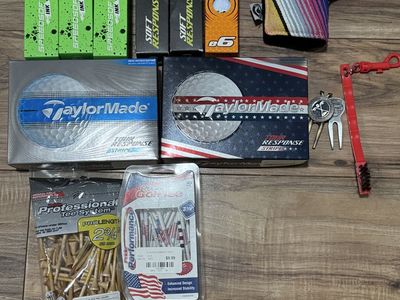 Golf balls and tees