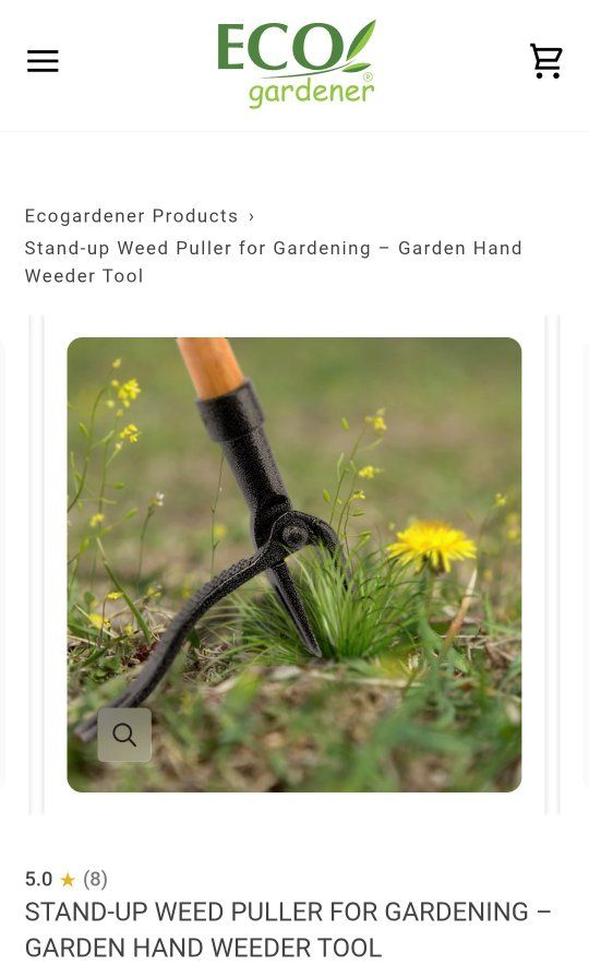 Ecogardner Stand Up Weed Puller $15 ea Or 2 for $25 Brand New